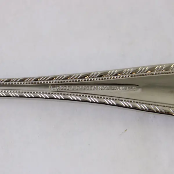 Reed & Barton Royal Britannia Stainless Cold Meat Serving Fork 9in