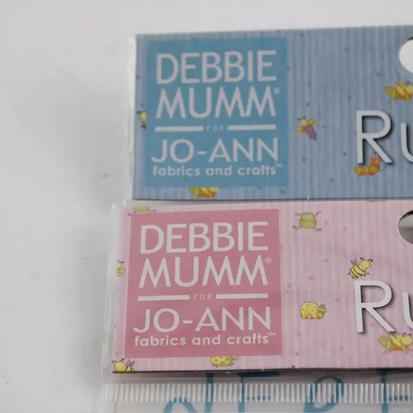 Lot of 4 NEW Debbie Mumm for Jo-Ann Fabrics Baby Girl/Boy Rub-On Letter Decals