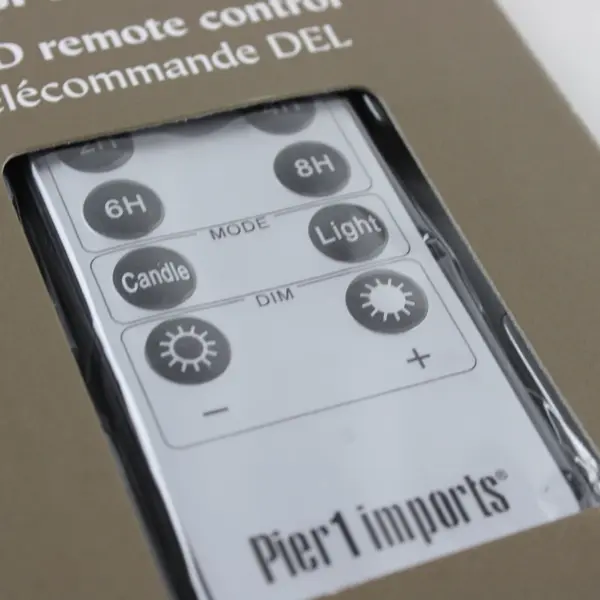 Pier 1 Imports LED Remote Control for Glimmer Strings NEW