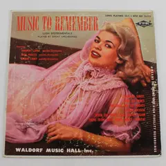 Music To Remember Instrumentals Great Orchs LP Waldorf Music Hall MH 33-178