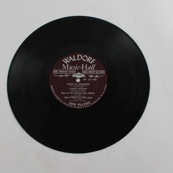 Music To Remember Instrumentals Great Orchs LP Waldorf Music Hall MH 33-178