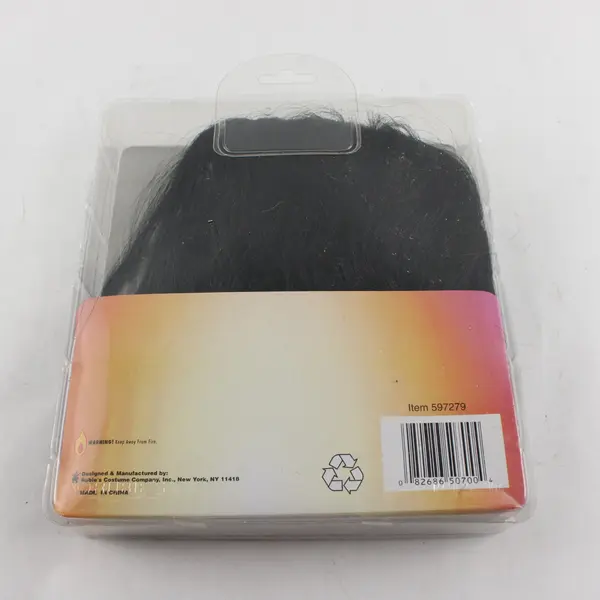 Rubies Witch Wig Black Wavy Curly Original Package 597279