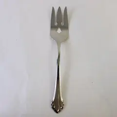 Oneida Repose Stainless Cold Meat Serving Fork 8.5in