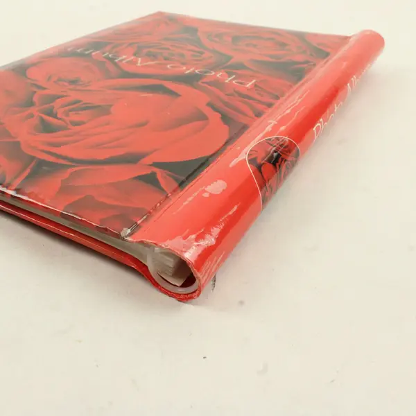 Red Rose Photo Album Floral Memory Book Unbranded