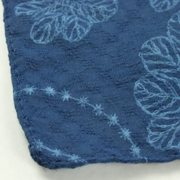 Women's Blue Whimsical Floral Print Scarf Shawl Wrap 54"