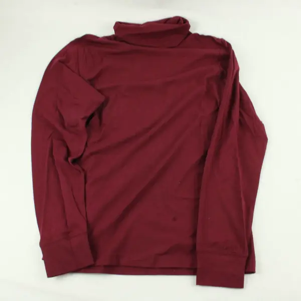 Cherokee Maroon Red Long-Sleeved Turtleneck Top Women's Medium