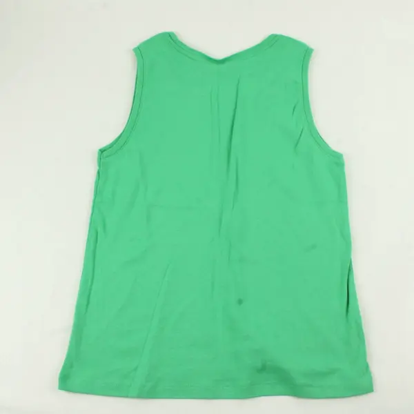 Hanes Perfect Tank Green Cotton Women's Medium