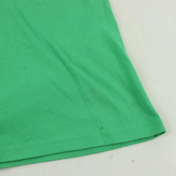 Hanes Perfect Tank Green Cotton Women's Medium