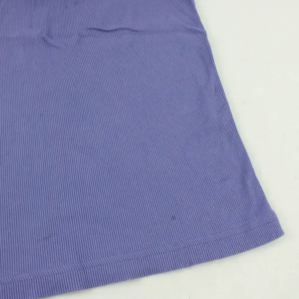 Chico's Periwinkle Ribbed Cotton Tank Top Women's Size 2