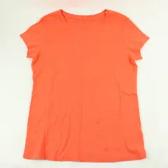 Sonoma Coral Orange Cotton T-Shirt Women's Large