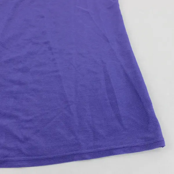 Dressbarn Purple Ribbed Tank Top Women's Small