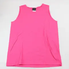 Garland Sport Bright Pink Cotton Tank Top Women's Size Medium