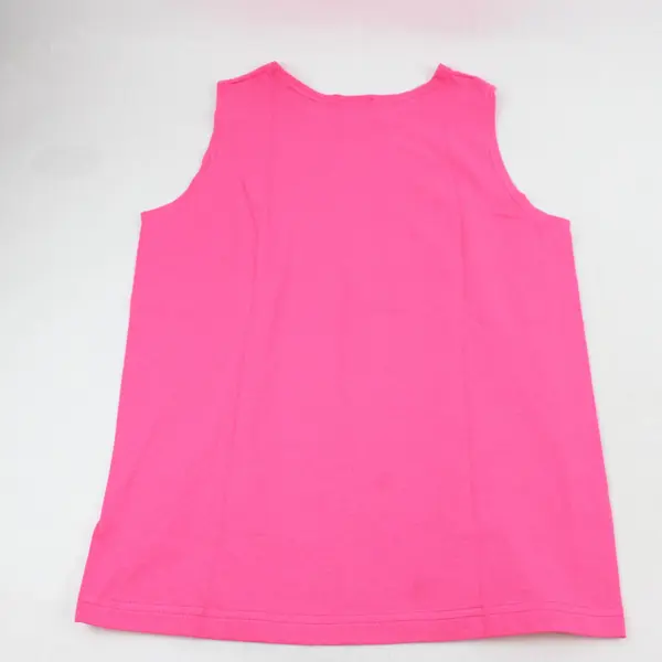 Garland Sport Bright Pink Cotton Tank Top Women's Size Medium
