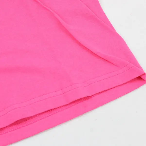 Garland Sport Bright Pink Cotton Tank Top Women's Size Medium