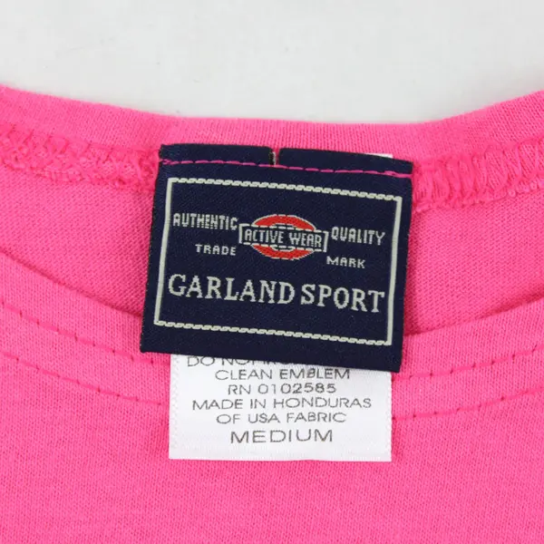 Garland Sport Bright Pink Cotton Tank Top Women's Size Medium