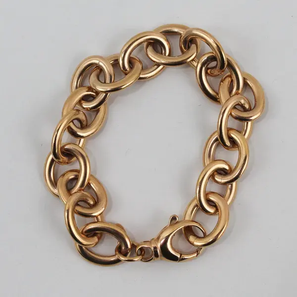 Bronzallure Copper-Tone Chain Link Bracelet 8"