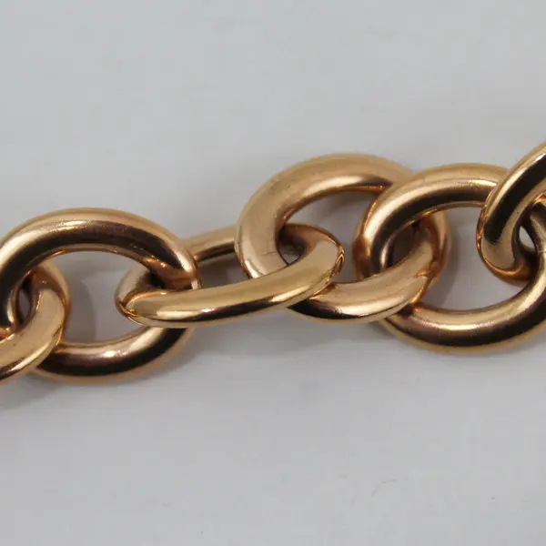 Bronzallure Copper-Tone Chain Link Bracelet 8"