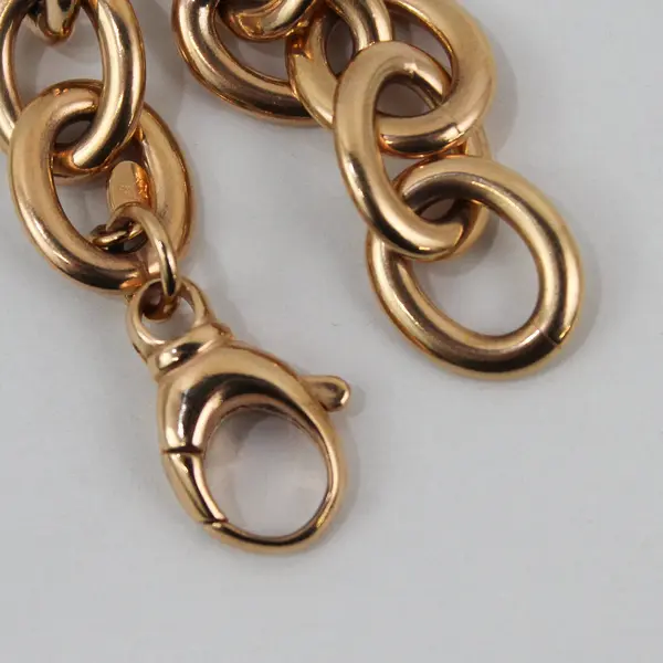 Bronzallure Copper-Tone Chain Link Bracelet 8"