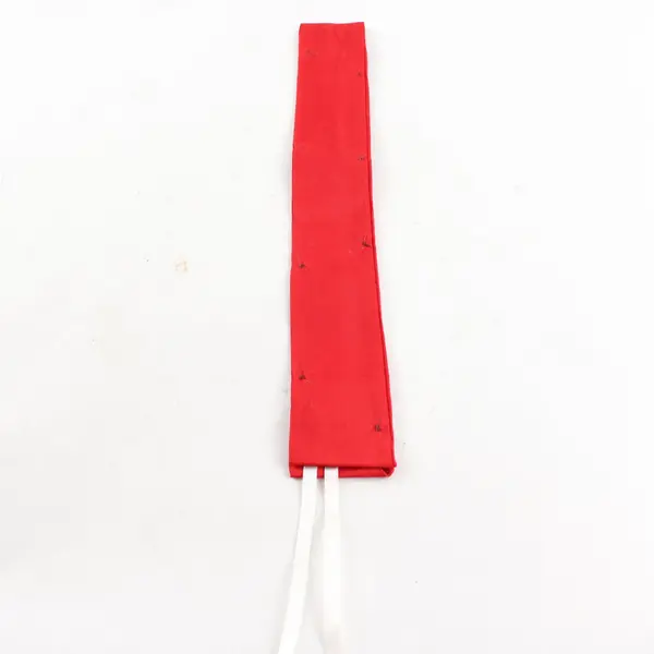 Lot of 3 Handmade Red Ribbon Tie Accessories Unbranded