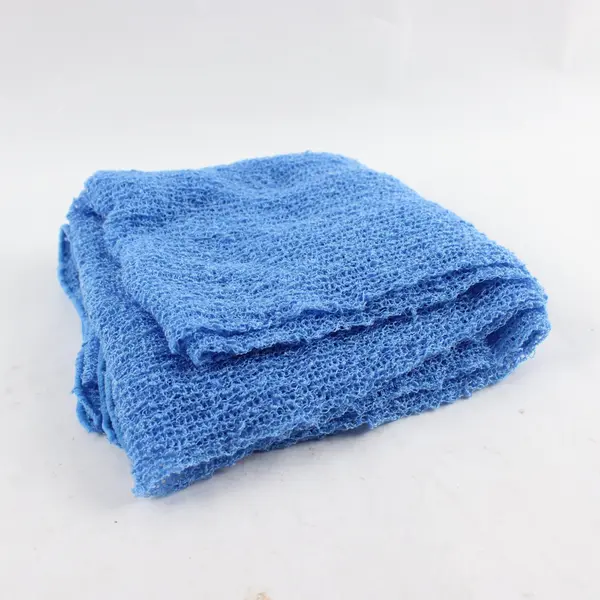 Periwinkle Blue Viscose Scarf Wrap Made in Indonesia 63 x 12 in. 