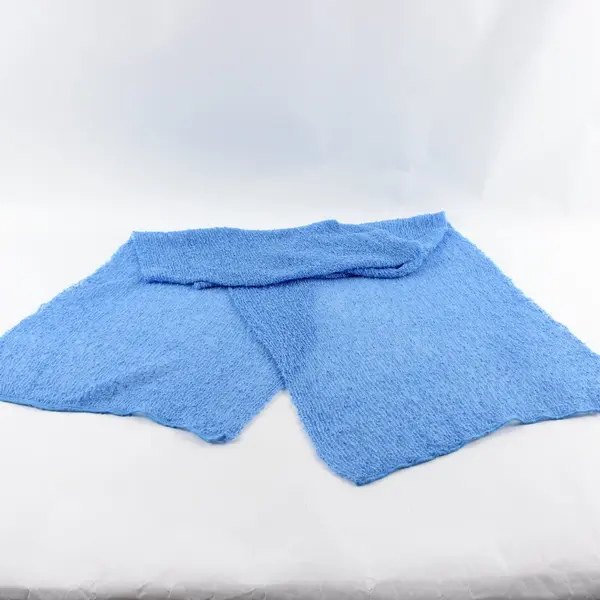 Periwinkle Blue Viscose Scarf Wrap Made in Indonesia 63 x 12 in. 
