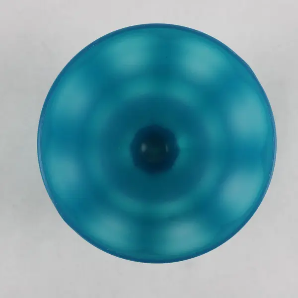 Set of 4 Walmart Blue Plastic Sundae Bowls 4.8" x 4", #393044