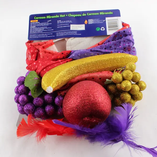 Rubie's Carmen Miranda Sparkly Tropical Fruit Hat Costume Accessory 49026