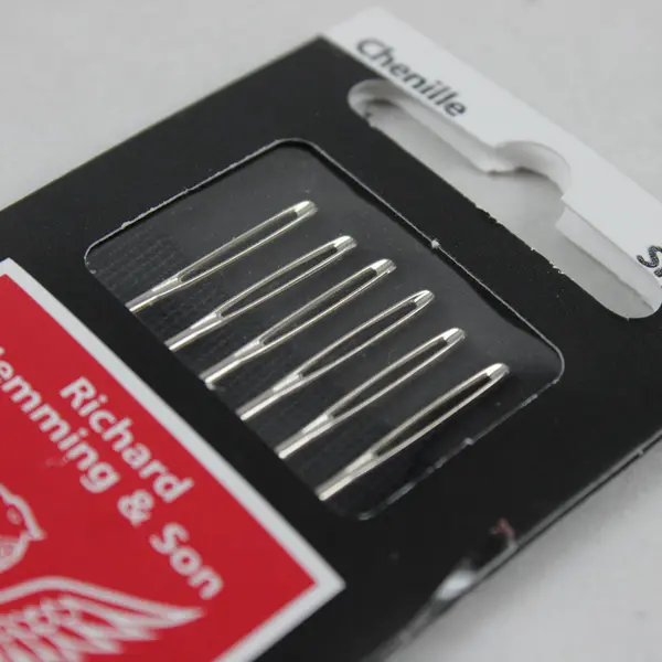  3 Packs of Richard Hemming & Son  Large Eye Needles Sizes 1, 12 & 18 Unopened