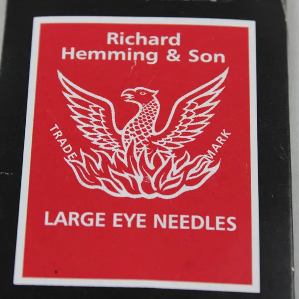  3 Packs of Richard Hemming & Son  Large Eye Needles Sizes 1, 12 & 18 Unopened