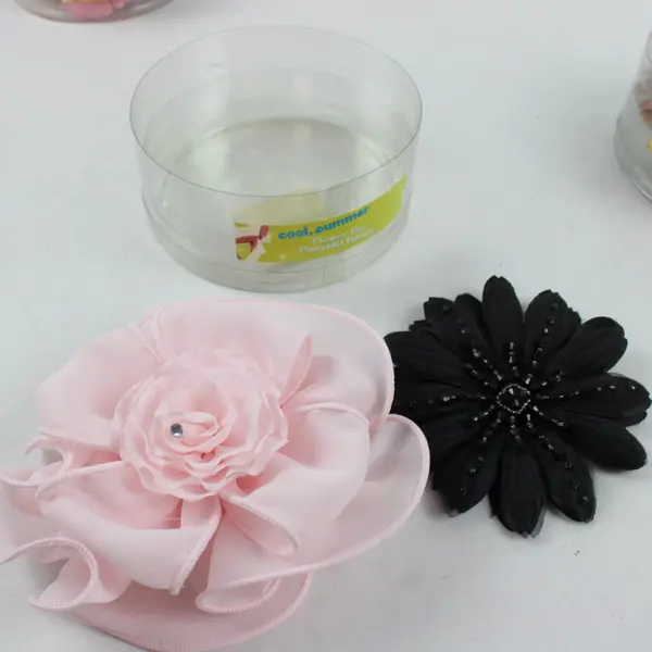 cool.summer 2004 Flower Pin Ponytail Holder Boxed Assorted Colors Lot