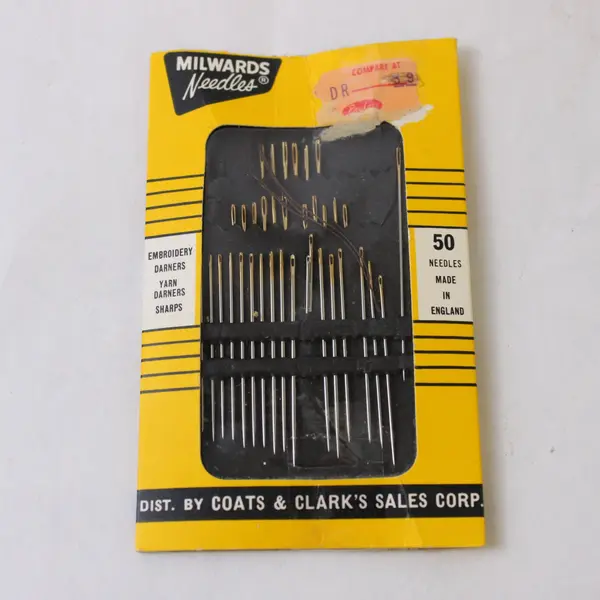 Lot of 3 Assorted Needle Packs John James Dritz Milwards Hand Sewing