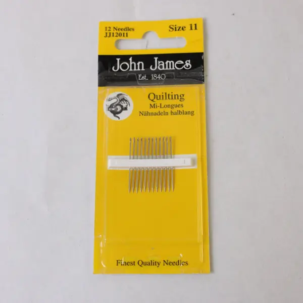 Lot of 3 Assorted Needle Packs John James Dritz Milwards Hand Sewing