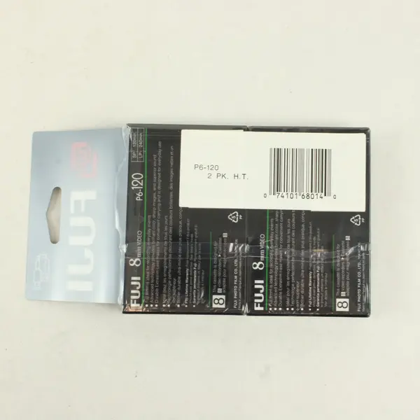 FUJIFILM 120 8mm Video Cassette Tape 2 Pack NOS