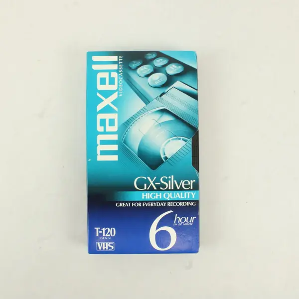 Lot of 2 Boxed Blank VHS Tapes TDK HS T-120 maxell GX-Silver T-120