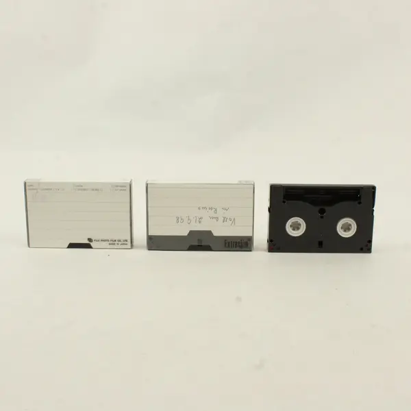 Lot of 3 Vintage Fuji P6-120 8mm Video Tapes Used