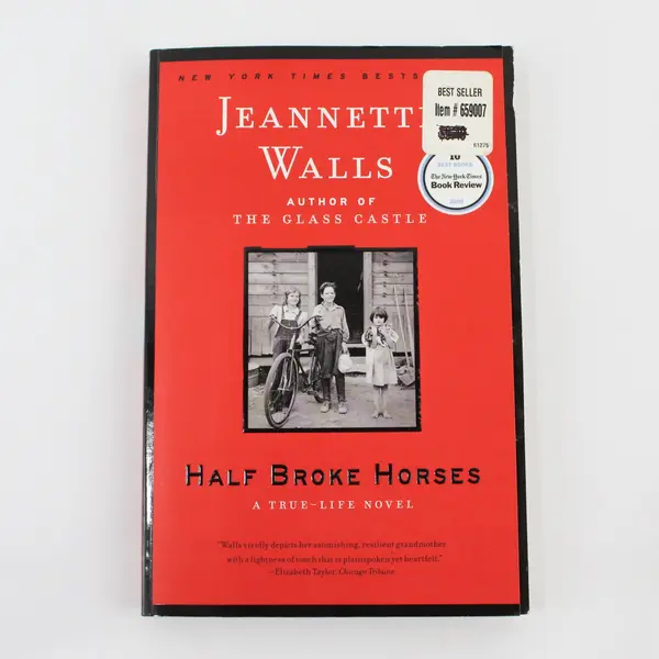 Half Broke Horses True-Life Novel Jeannette Walls Trade Paperback