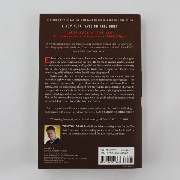Short Nights of the Shadow Catcher Timothy Egan 2013 Mariner Books