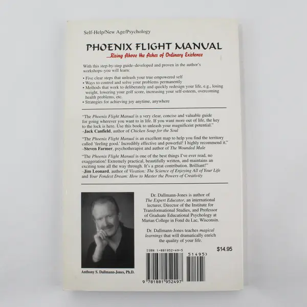 Vintage Phoenix Flight Manual Rising Above Anthony & Amy Dallmann-Jones 1995 PB