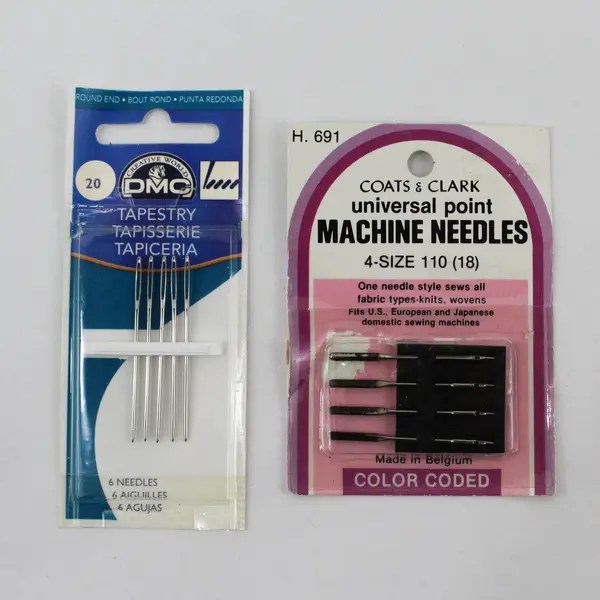  8 Mixed Sewing Needle Packs Hand & Machine J&P Coats Dritz Clover Schmetz, etc