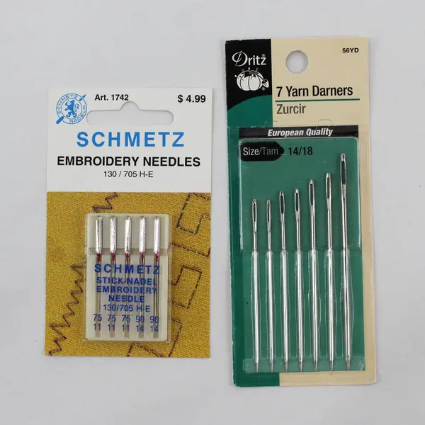 8 Mixed Sewing Needle Packs Hand & Machine J&P Coats Dritz Clover Schmetz, etc