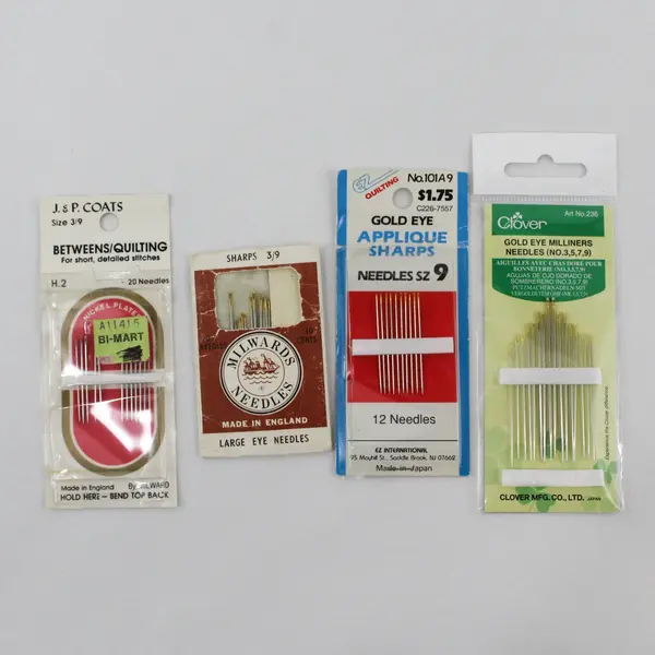  8 Mixed Sewing Needle Packs Hand & Machine J&P Coats Dritz Clover Schmetz, etc
