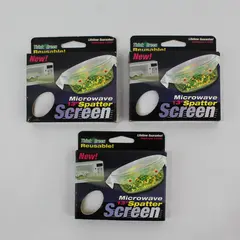 Lot of 3 Smartwares Microwave Spatter Screens 13" #21001  from Maverick Ventures