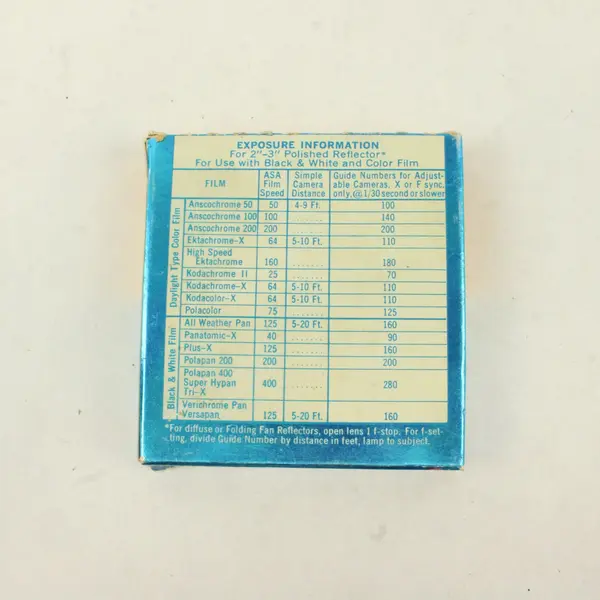 Vintage GE AG-3B Super Blue Flashbulbs 12 Count w/ Original Box