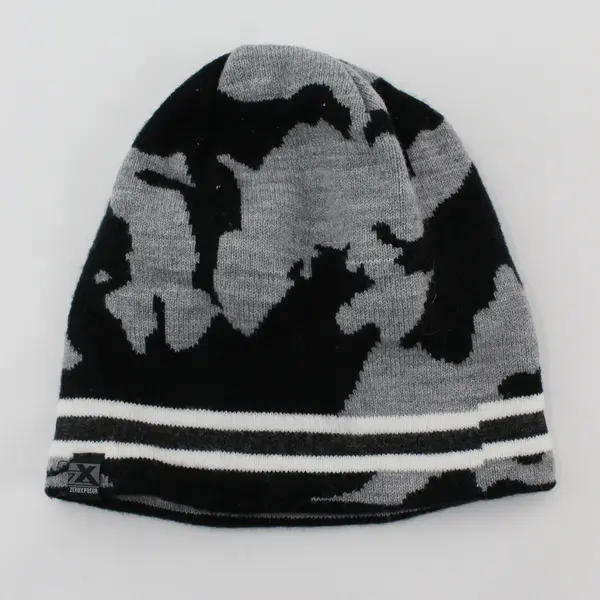 ZeroXposur Winter Beanie Hat Men's Camo Black Gray L/XL Thinsulate