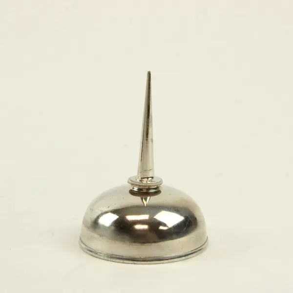 Vintage Metal Sewing Machine Thumb Press Oil Can Collectible