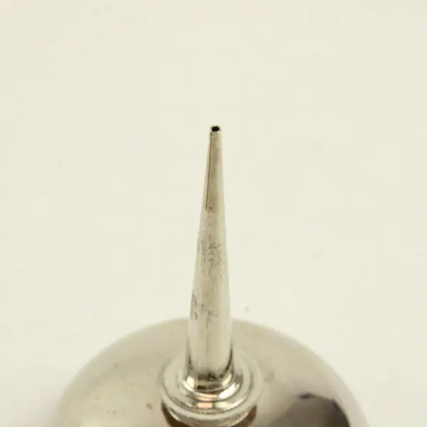 Vintage Metal Sewing Machine Thumb Press Oil Can Collectible