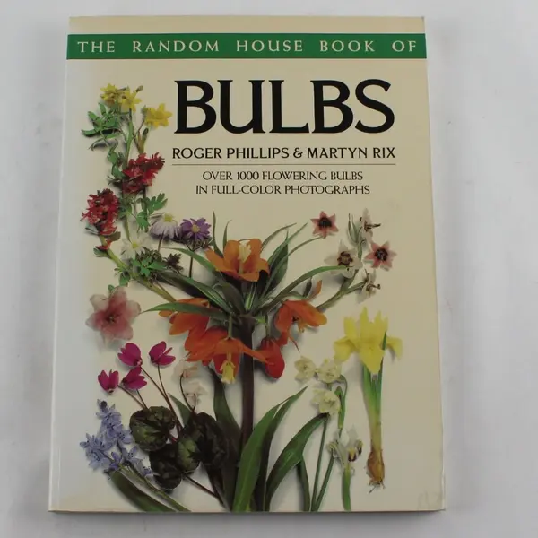 VTG The Random House Book of Bulbs Martyn Rix Roger Phillips 1989 Paperback Good