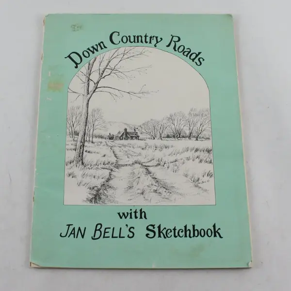 Vintage Down Country Roads with Jan Bell’s Sketchbook 1982 Paperback 