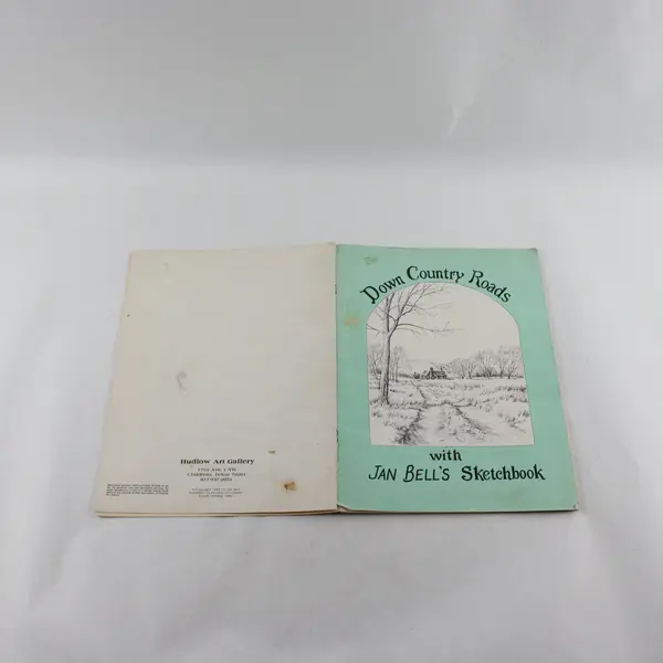 Vintage Down Country Roads with Jan Bell’s Sketchbook 1982 Paperback 