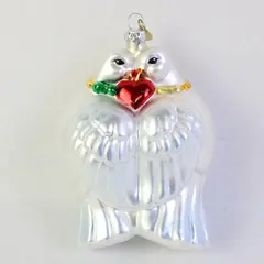 Department 56 Love Birds Ornament Happy Anniversary Hanger 41560